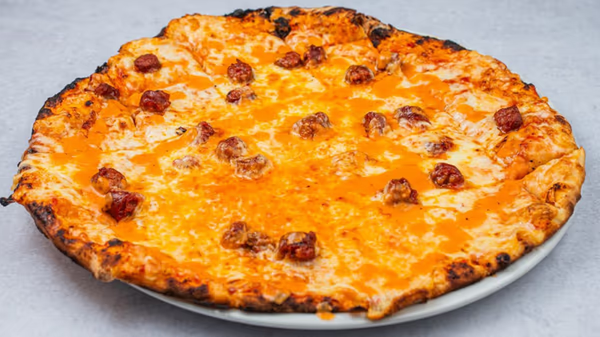 Red hot chili sausage Chicago style